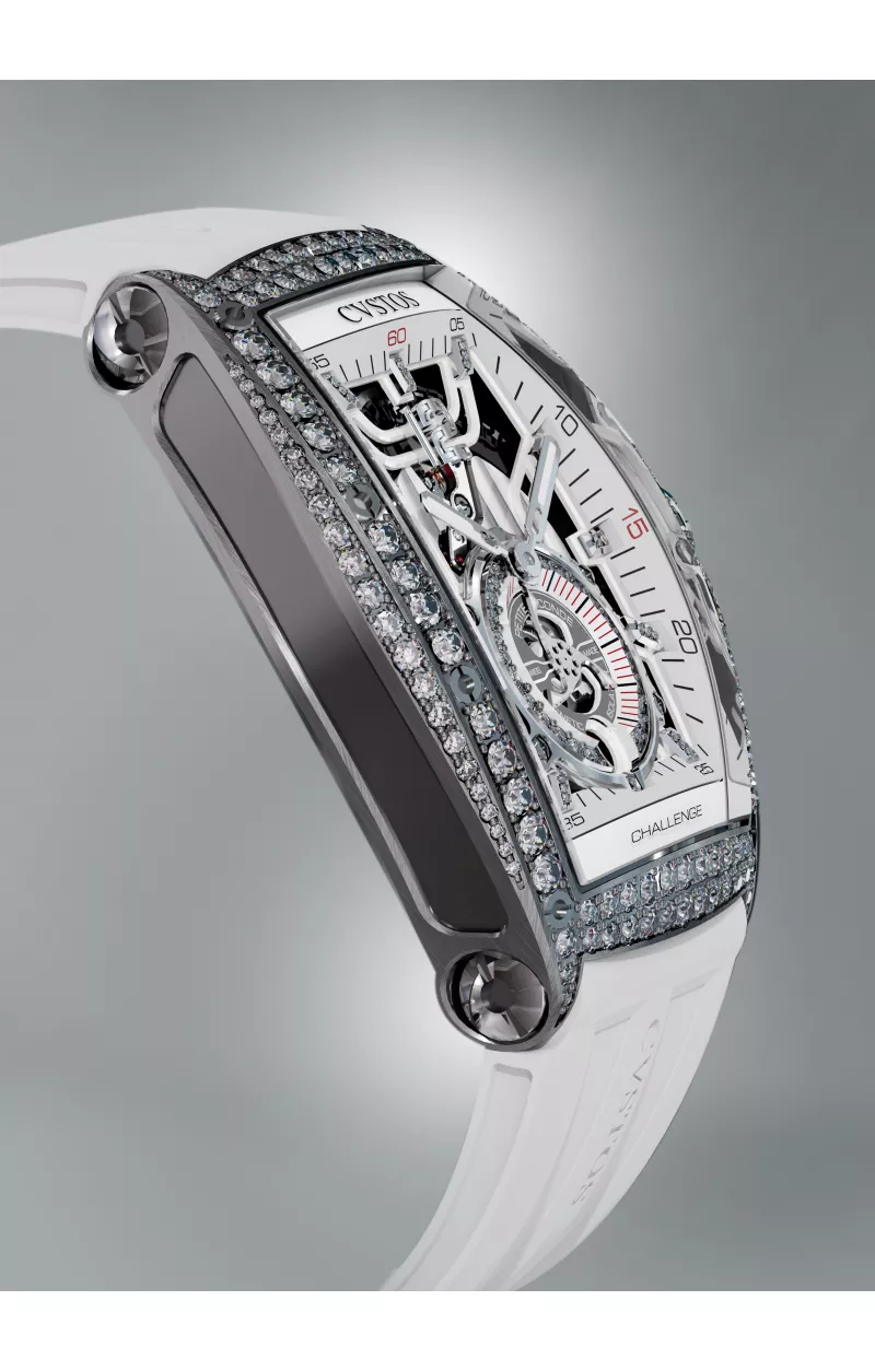 Jetliner PS Thirty6 Steel 2 Row/White Dial Diamonds Watch | Cvstos